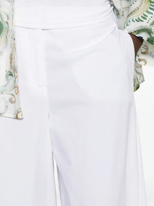 Women's Fabric Trousers White
