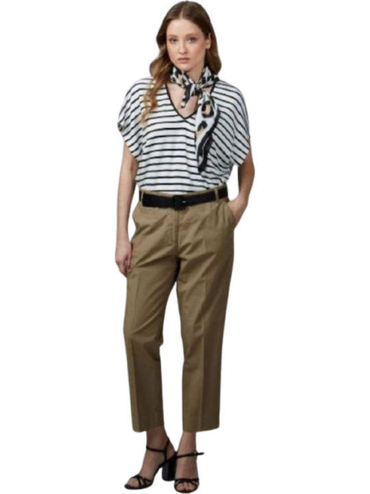 Γυναικείο Chino Παντελόνι Βαμβακερό Beige