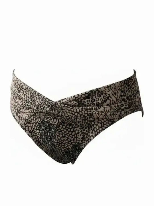 Set Bikini High Waist Animal Print Animal Print C-6394