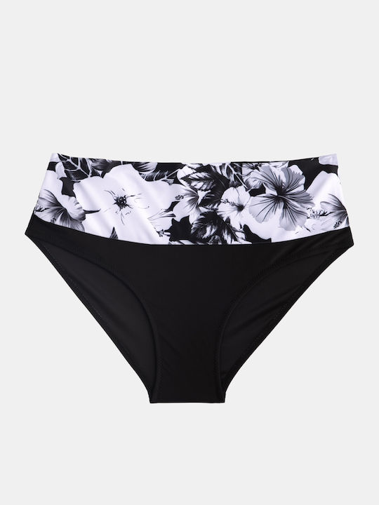 Plus Size Floral Swimsuit Set Μέγεθος 3xl Μαύρο