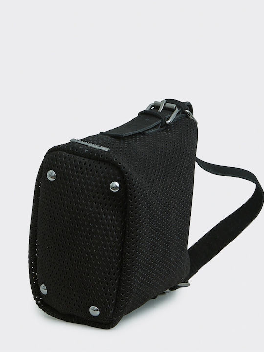 Leather Women's Shoulder Bag Black