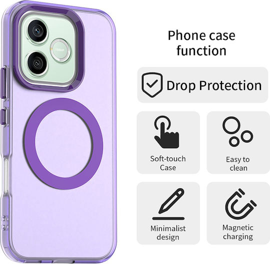 Techsuit Candycase Magsafe Honor 600 Lite Purple
