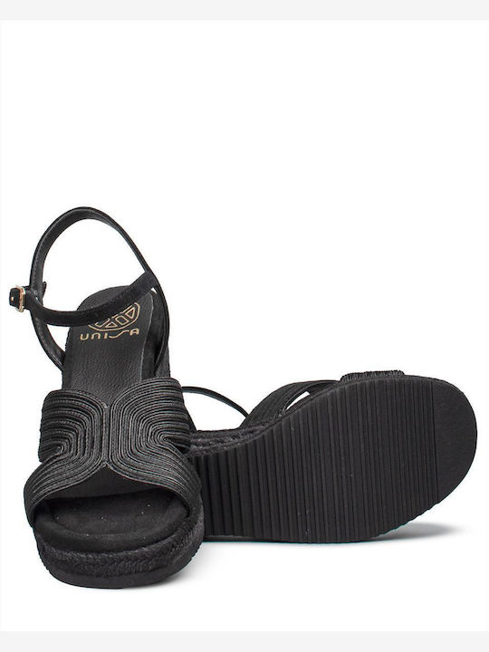 Sommer Damenplattformen Schwarze