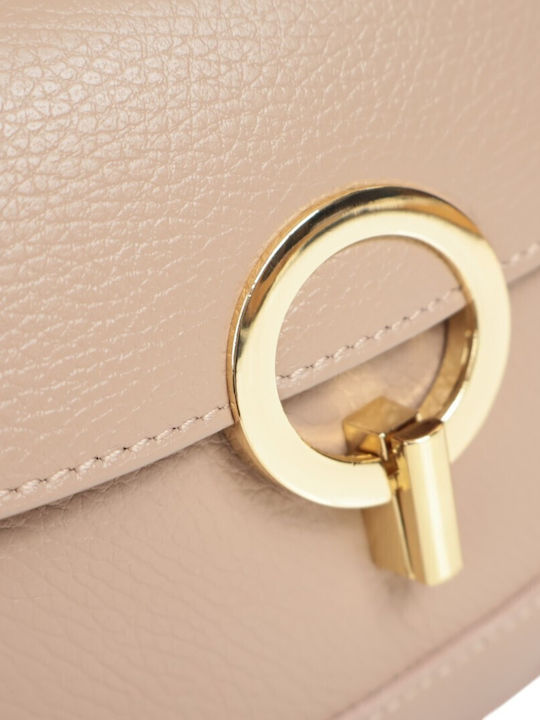Passaggio Leder Damen Schultertasche Gold