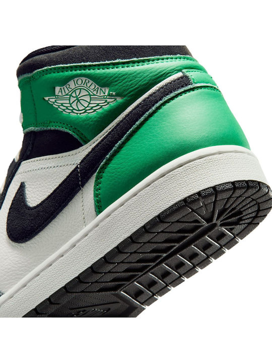 Air Jordan 1 Ανδρικά Μποτάκια Λευκά