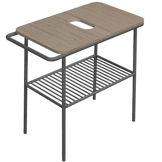 Scarabeo Fuji 80 Blat fără Lavoar L79xW45xH77cm Rovere