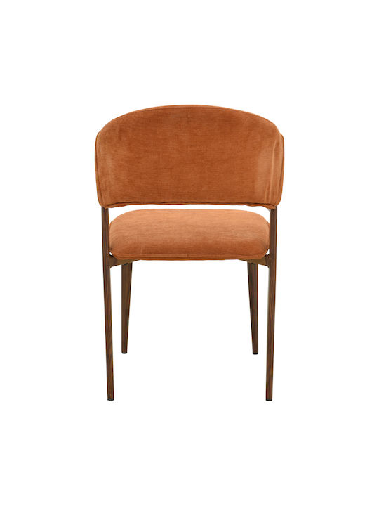Dolez Dining Room Metal Chair Terracotta 49x58.5x82cm