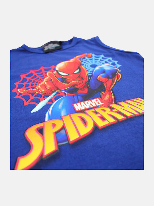 Kinderbekleidungsset mit Sommer-Shorts 2 Stück Blau Spiderman