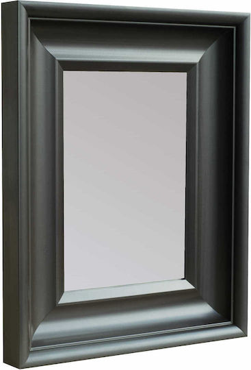 BD art Wall Mirror with Black Wooden Frame 45x36cm