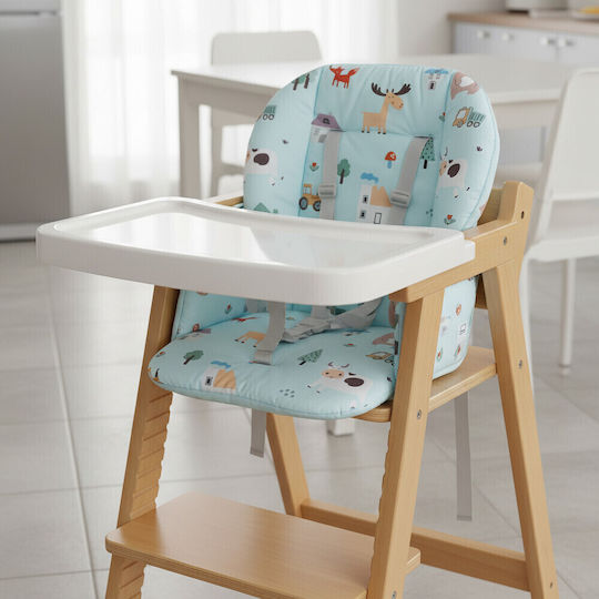 Queen Mother Stroller Mattress Light Blue