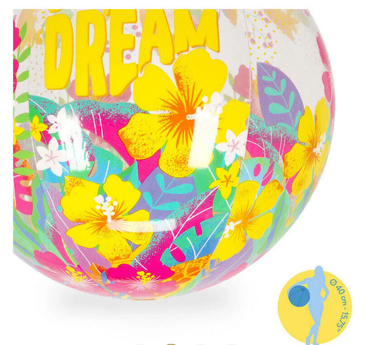 Φούσκωτη Μπάλα Παραλίας Legami Glitter Inflatable Tropicana Dream Bb0014