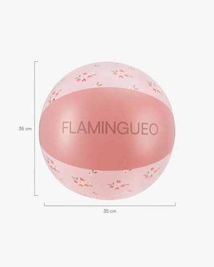Φουσκωτή Ροζ Μπάλα Θαλάσσης 35cm Διαμέτρου Pinky Flamingueo