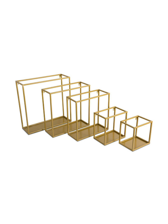 Стенен Златист Рафт 24x15x24см