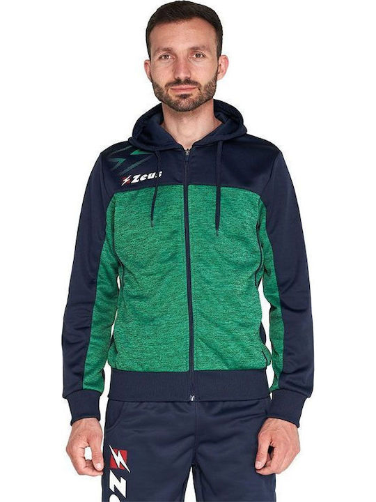 Set Trening Cu Elastic Albastru Marin/Verde