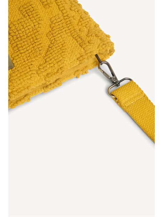 Fabric Women's Handbag Yellow