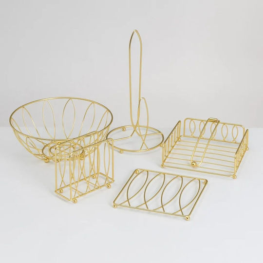 HowHomely Metallic Gold Paper Towel Holder