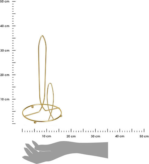 HowHomely Metallic Gold Paper Towel Holder