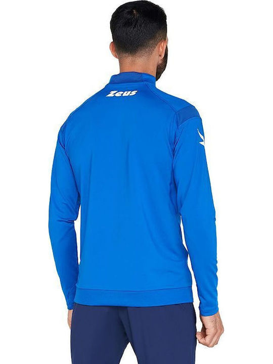 Athletic Long Sleeve Blouse Royal Blue