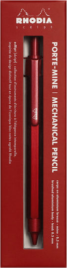 Rhodia Script Red Mechanical Pencil 0.5mm