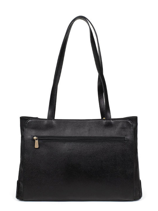 Leather Women's Shoulder Bag Black