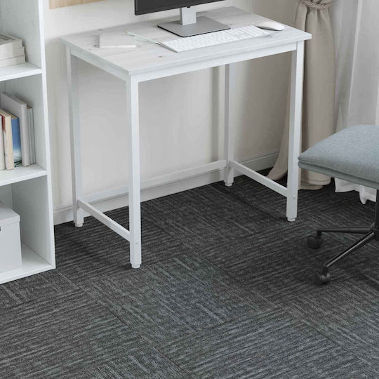 vidaXL Set Plastikböden mit 36 Fliesen M50xP50cm Grau