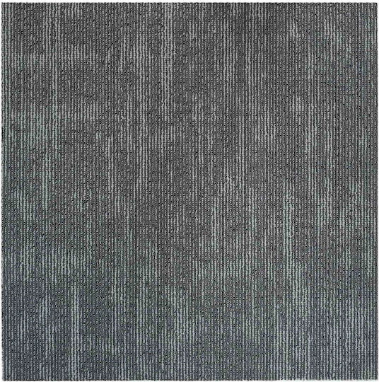vidaXL Set Plastic Floor with 20 Tiles L50xW50cm Gray