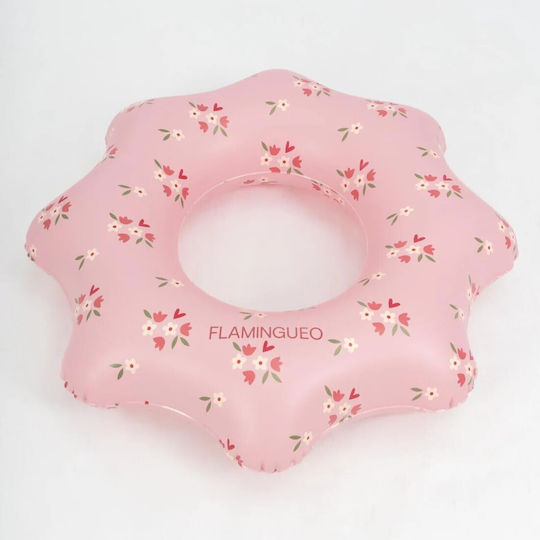 Φουσκωτό Ροζ Donut Σωσίβιο Παιδιά 60*60cm Wavy Flamingueo