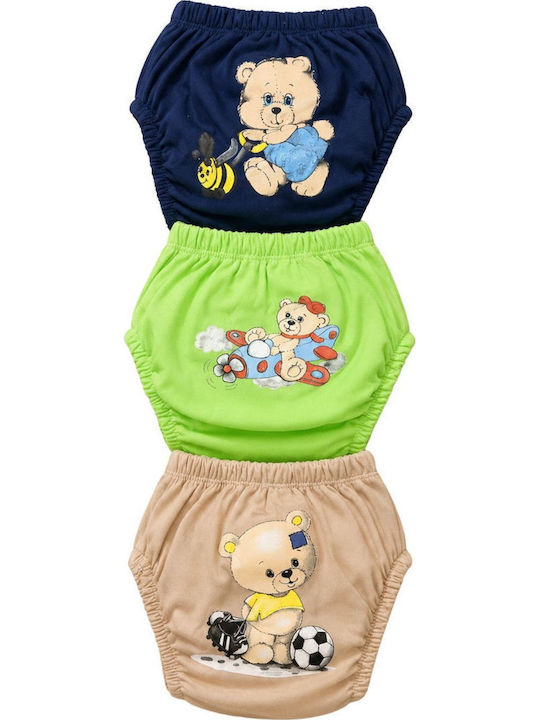 Poopes Set Kids Underwear Potty Training Pants 3 Pieces Multicolour