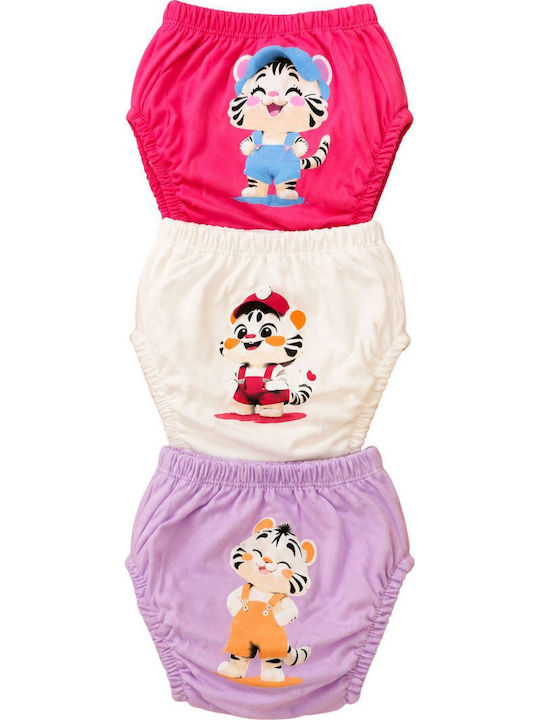 Poopes Set Kids Underwear Potty Training Pants 3 Pieces Multicolour