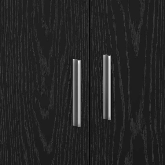 vidaXL Blat fără Lavoar L90xW29xH55cm Black Oak