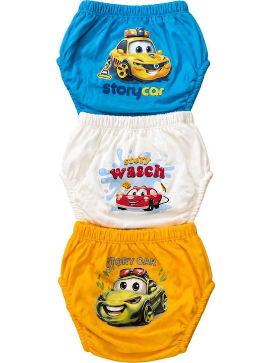 Poopes Set Kids Underwear Potty Training Pants 3 Pieces Multicolour
