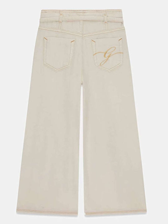 Guess Παιδικό Τζιν Παντελόνι Εκρού Guess Παιδικό Τζιν Παντελόνι Εκρού