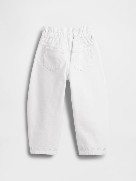 GAP Παιδικό Τζιν Παντελόνι Fresh White