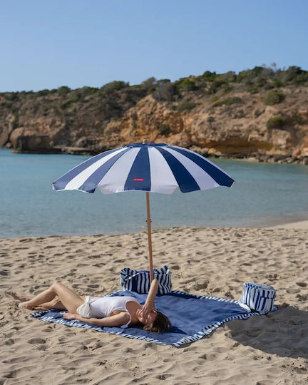 Microfiber Picnic Blanket 180*180cm Central Umbrella Opening Vera Blue Flamingueo