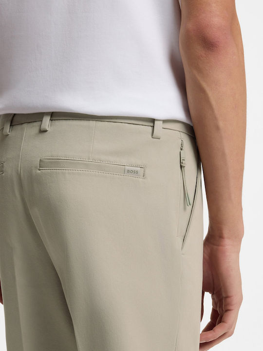 Kaiton Trousers in Slim Fit Open Beige