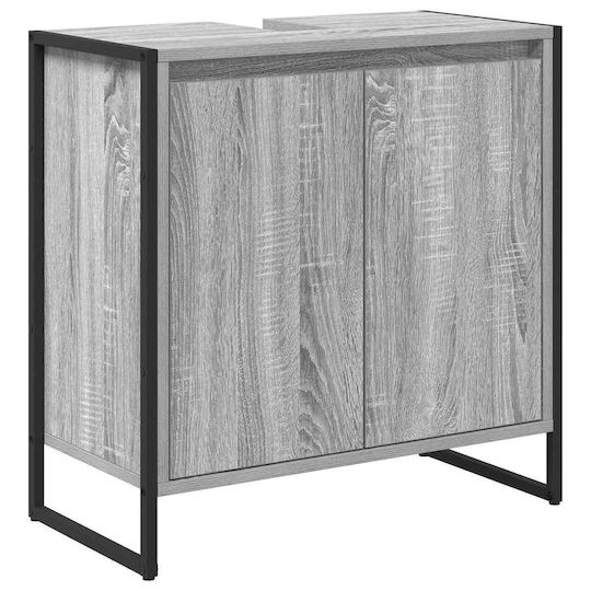vidaXL Πάγκος χωρίς Νιπτήρα Μ60xΒ30xΥ60cm Γκρίζο Σονομα
