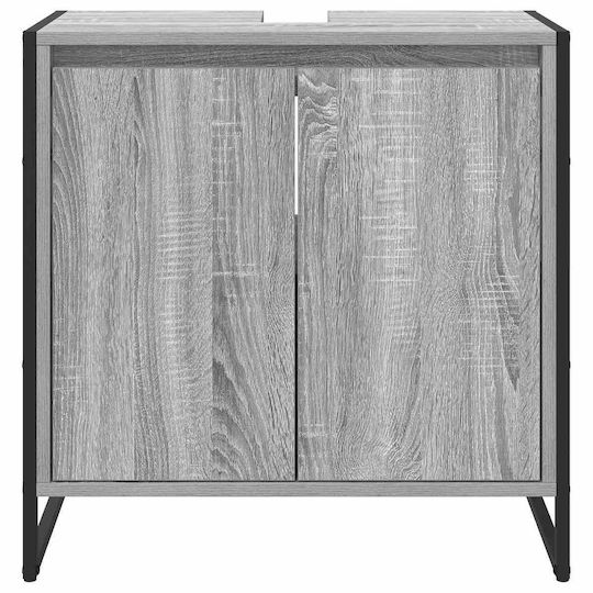 vidaXL Πάγκος χωρίς Νιπτήρα Μ60xΒ30xΥ60cm Γκρίζο Σονομα