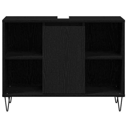 vidaXL Countertop without Sink Black Birch