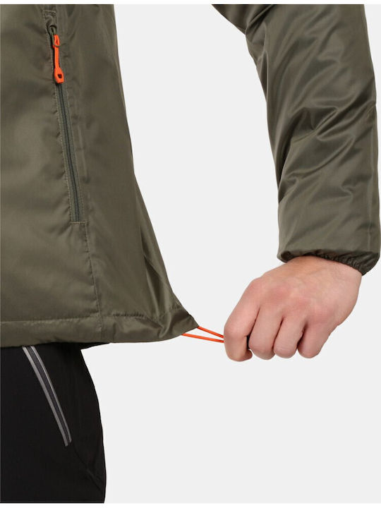 Waterproof and Windproof Jacket Dark Green