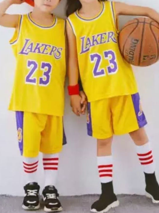 King Παιδικό Σετ Μπάσκετ James Los Angeles Lakers