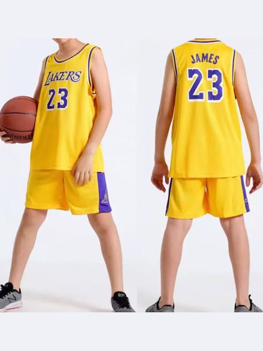 King Παιδικό Σετ Μπάσκετ James Los Angeles Lakers