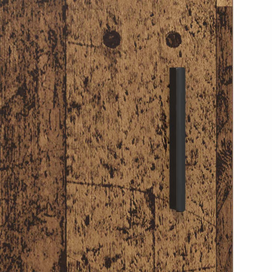 vidaXL Waschtisch mit Waschbecken L80xB33xH60cm Coffee