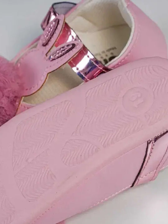 On Line Weiche Sohlenschuhe für Babys Ballerinas Rosa