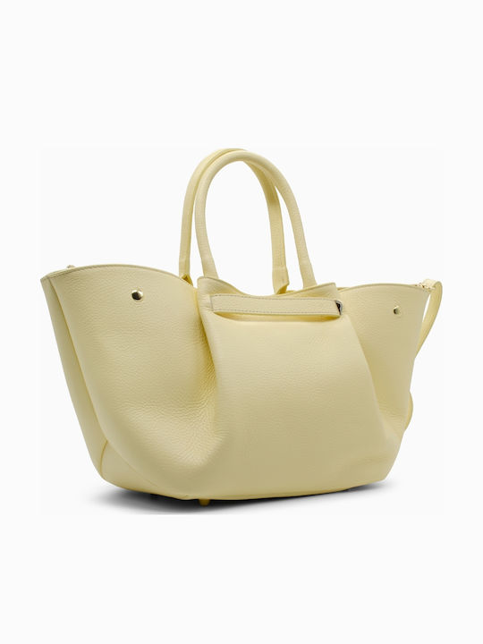 Leder Damen Handtasche Schulter / Crossbody Gelbe