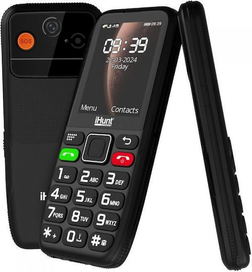 iHunt Primo 4G Dual SIM Mobile Phone with Buttons Black