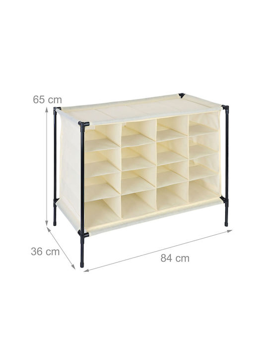 Stoff Schuhorganisator 84x36x65cm