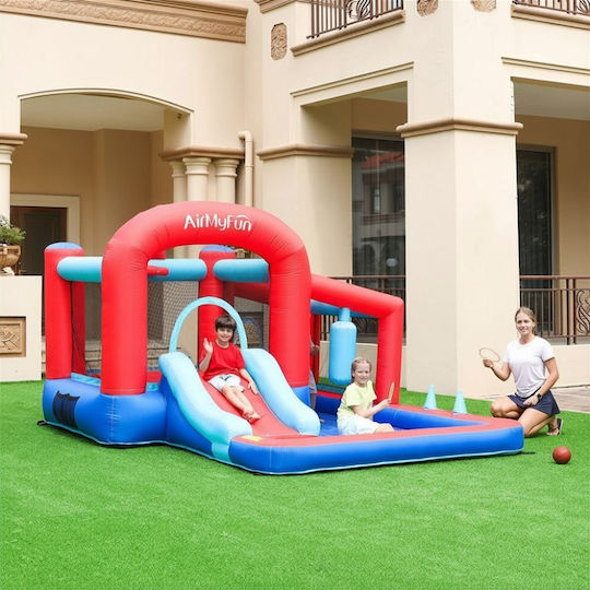 Homeone Φουσκωτό Fun Arena με Τραμπολίνο & Τσουλήθρα για 3-8 Ετών
