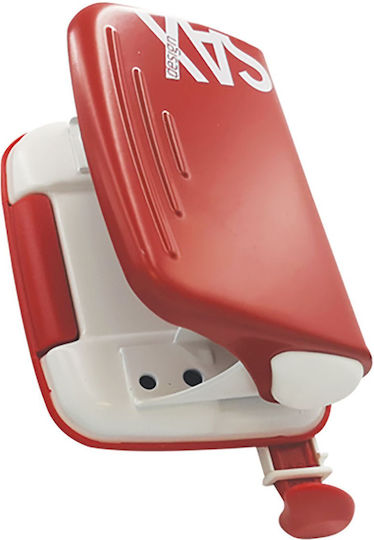 Sax Paper Punch with Guide 2-Hole Punch for 20 Sheets Sax in Blue Color