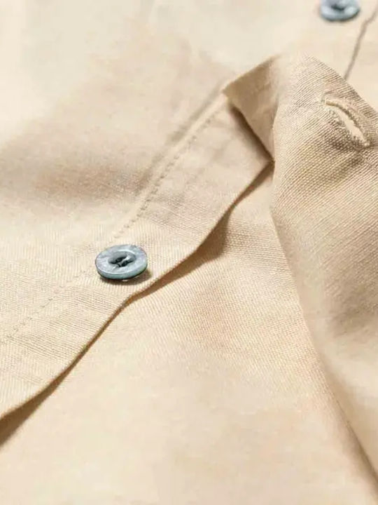 Kinderhemd Kurzärmelig Beige