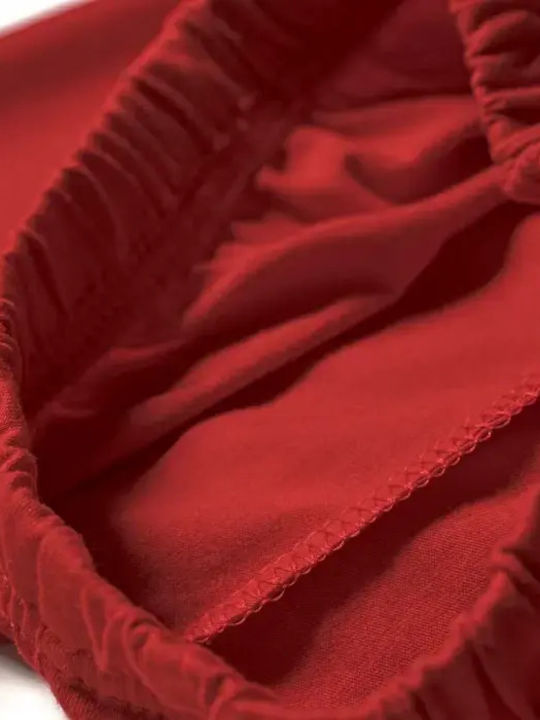 Kids Long Red Leggings
